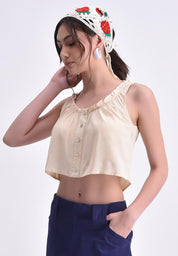 Women's Woven Sleeveless Top