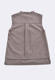 Women's Sleeveless Cargo Blouse
