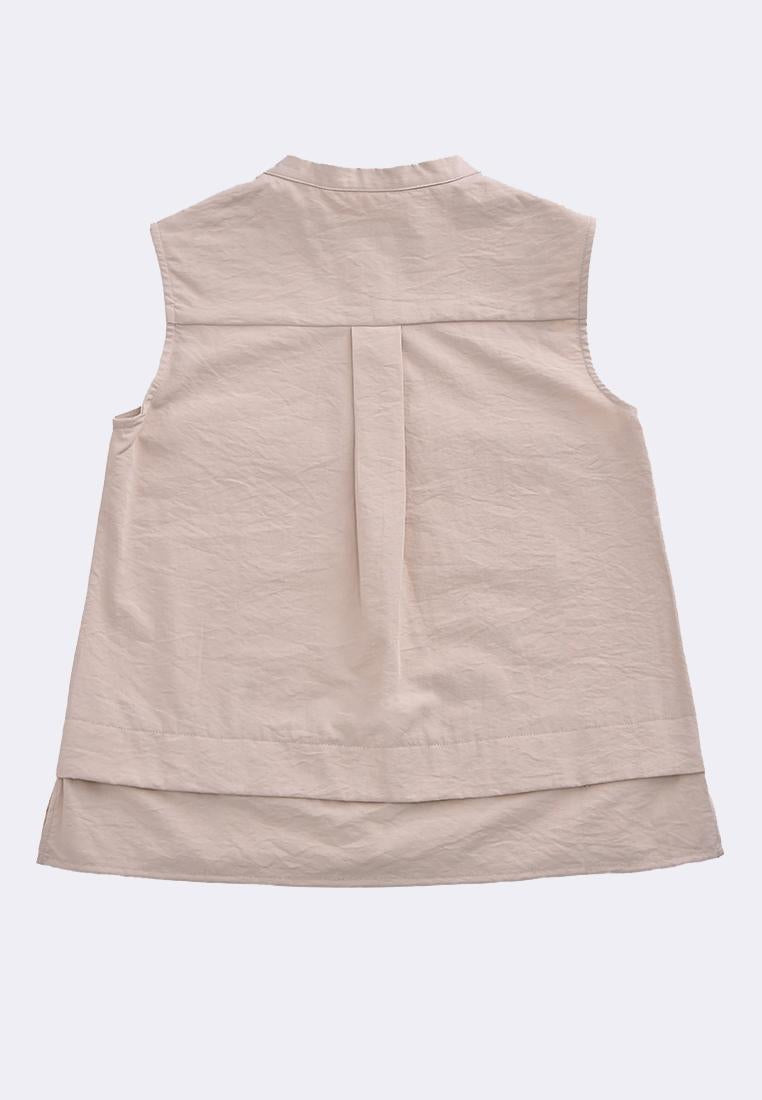 Women's Sleeveless Cargo Blouse