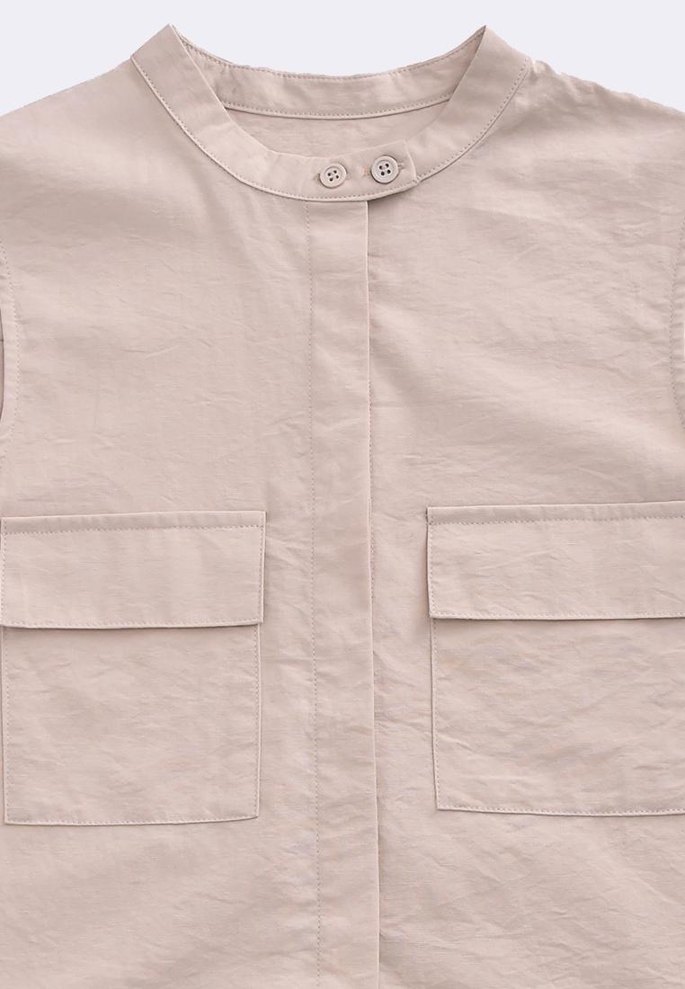 Women's Sleeveless Cargo Blouse