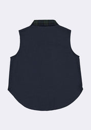 Women's Sleeveless Chambray Top