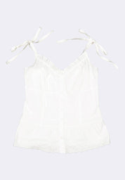 Women's Ruffled Neck Sleeveless Top