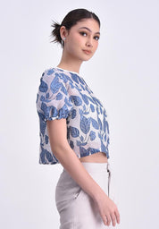 Women's Elbow Sleeve Camisa Top