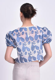 Women's Elbow Sleeve Camisa Top