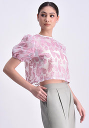 Women's Elbow Sleeve Camisa Top
