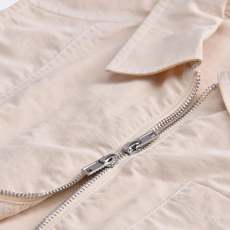 Women's Collared Zip Up Vest