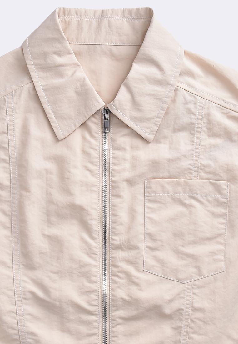 Women's Collared Zip Up Vest