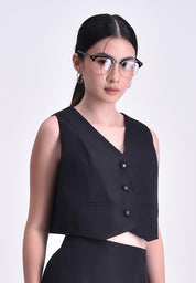 Women's Woven Waistcoat