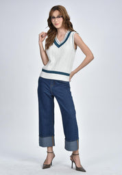 Women's Sleeveless Knit Top