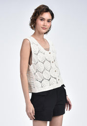 Women's Crochet Vest