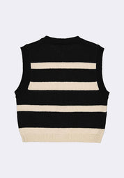 Women's Heavy Knit Stripe Vest