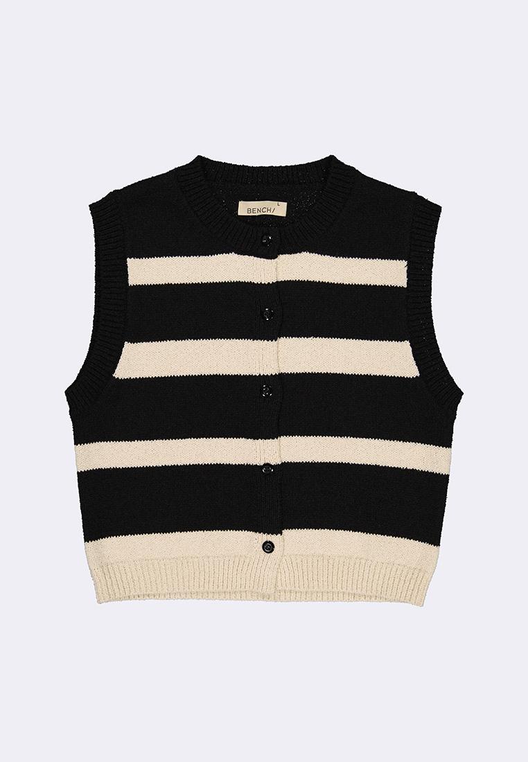 Women's Heavy Knit Stripe Vest
