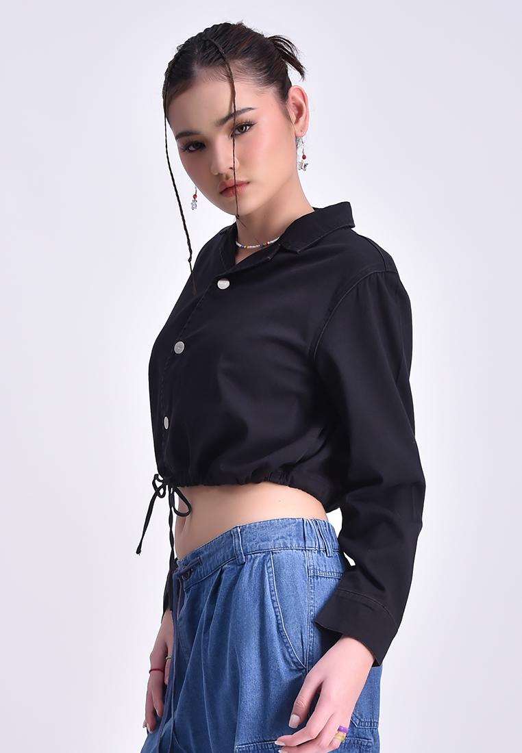 Women's Cropped Denim Jacket