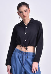 Women's Cropped Denim Jacket
