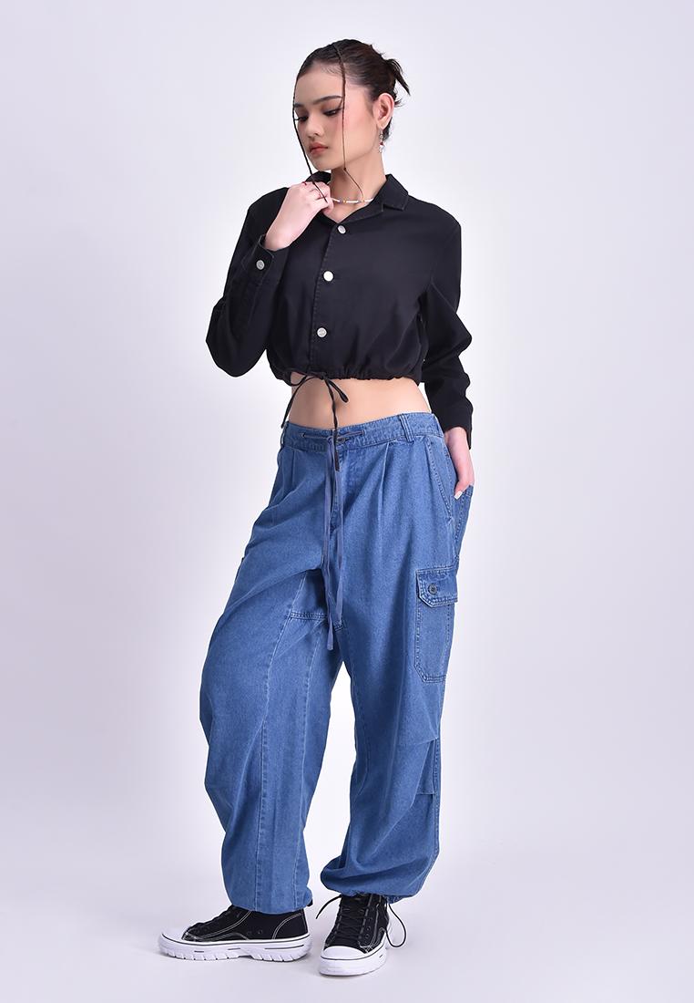 Women's Cropped Denim Jacket