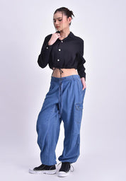 Women's Cropped Denim Jacket