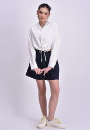 Women's Cropped Denim Jacket