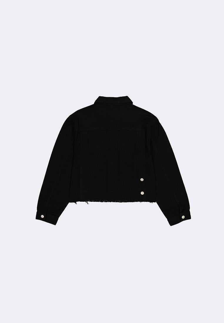 Women's Oversized Cropped Denim Jacket
