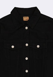 Women's Oversized Cropped Denim Jacket
