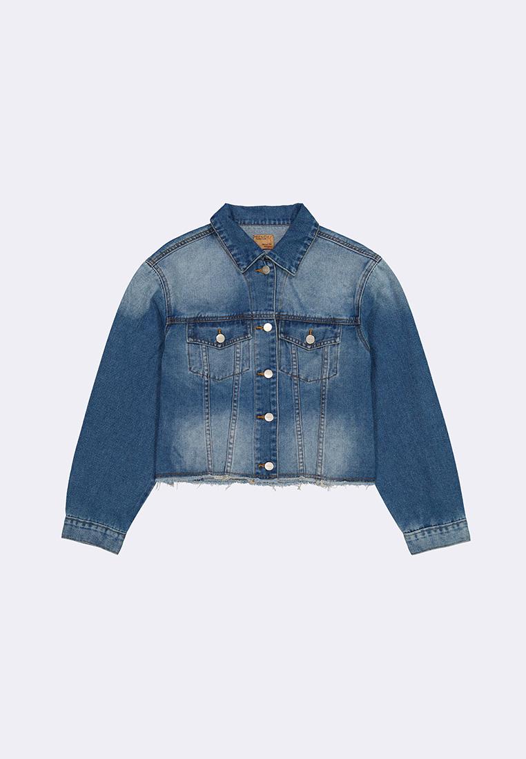 Women's Oversized Cropped Denim Jacket