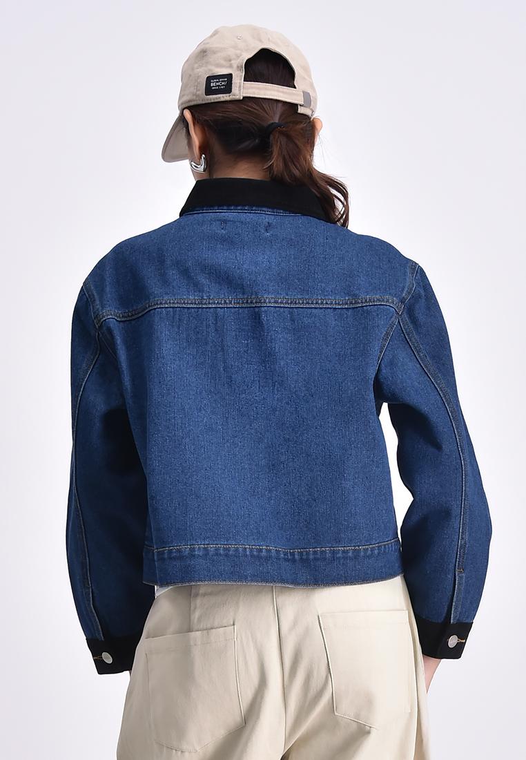 Bench x The Powerpuff Girls Women's Curduroy Panelled Denim Jacket