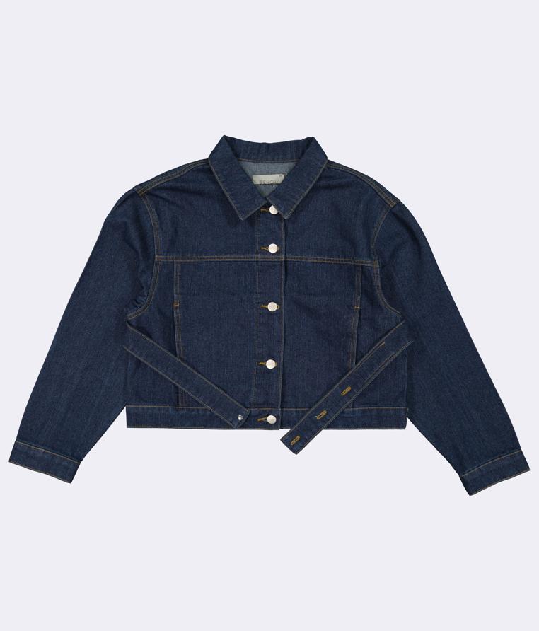 Women's Curved Denim Jacket