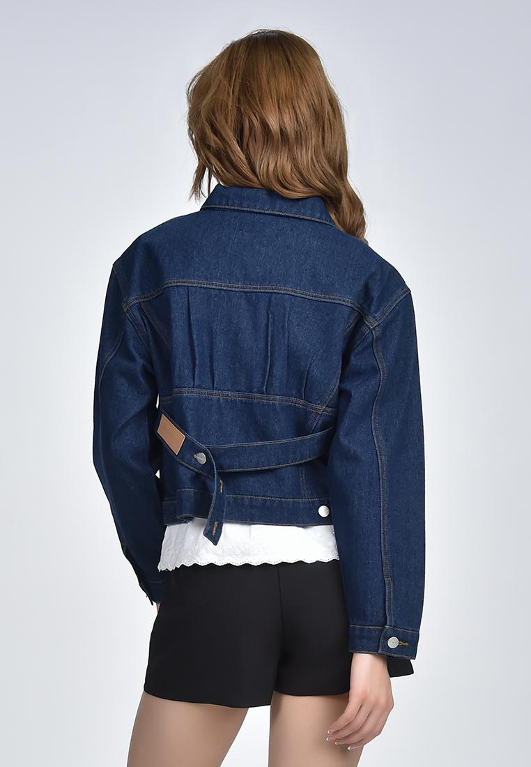 Women's Curved Denim Jacket
