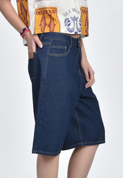 Women's Baggy Denim Cullottes
