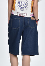 Women's Baggy Denim Cullottes