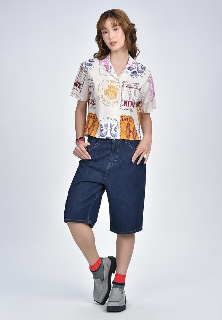 Women's Baggy Denim Cullottes