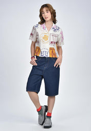 Women's Baggy Denim Cullottes