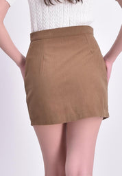 Women's Corduroy Mini Skirt