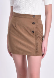 Women's Corduroy Mini Skirt