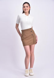 Women's Corduroy Mini Skirt