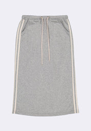 Women's French Terry Midi Skirt
