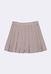 Women's Plaid Pleated Mini Skirt