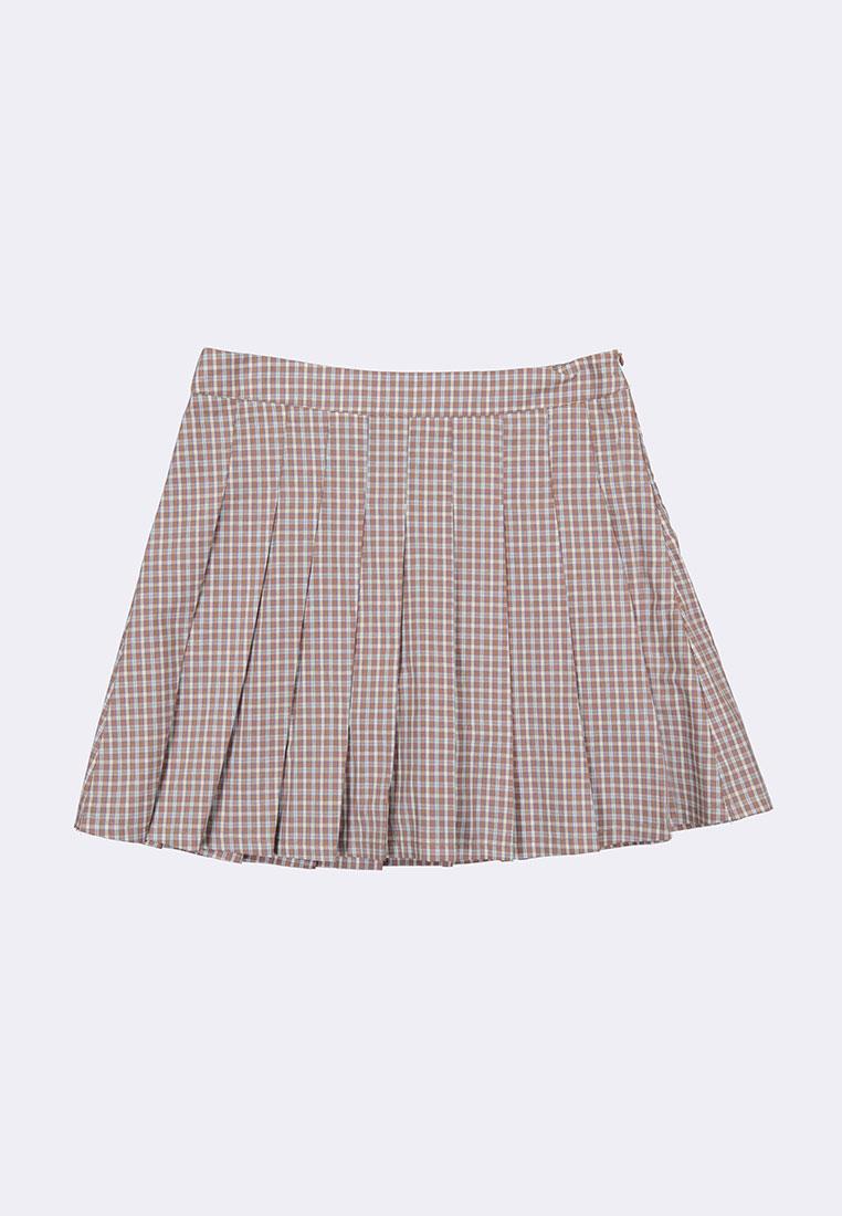 Women's Plaid Pleated Mini Skirt