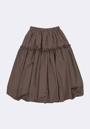Women's Plaid Bubble Skirt