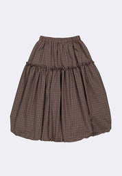 Women's Plaid Bubble Skirt