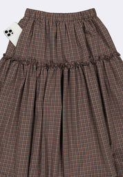 Women's Plaid Bubble Skirt