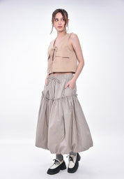 Women's Plaid Bubble Skirt