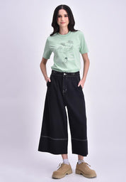 Women's Denim Cullottes