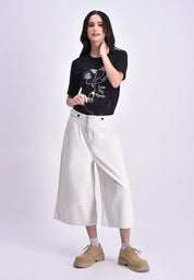 Women's Denim Cullottes