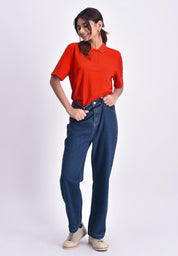 Women's Denim Pants Wide Fit