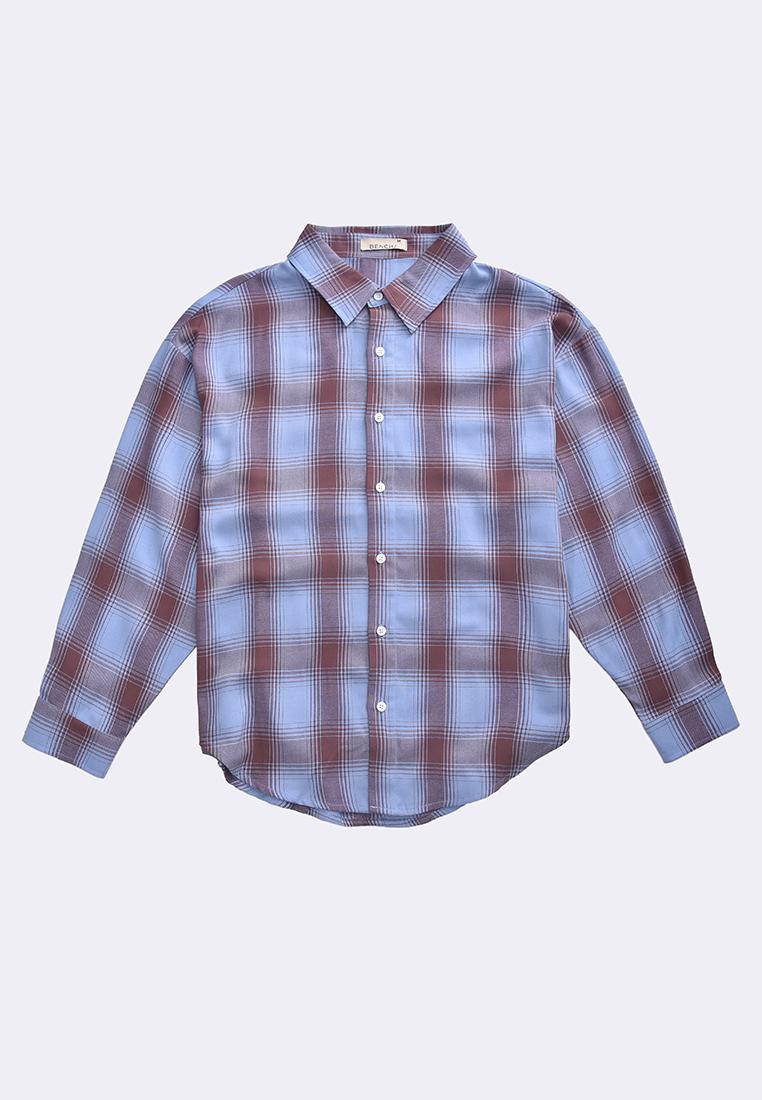 Women's Long Sleeve Plaid Shirt