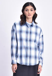 Women's Long Sleeve Plaid Shirt