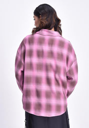 Women's Long Sleeve Plaid Shirt