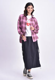 Women's Long Sleeve Plaid Shirt
