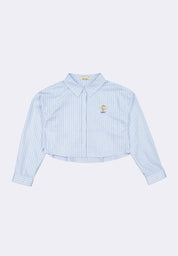 Women's Striped Woven Polo
