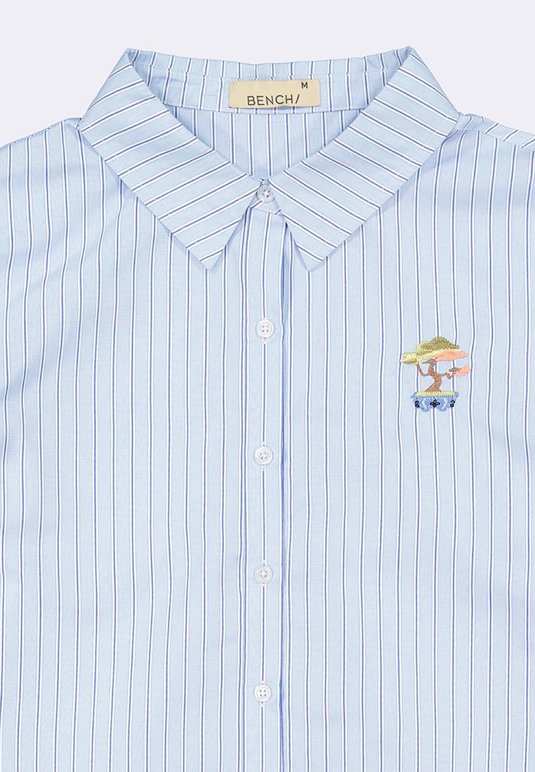 Women's Striped Woven Polo